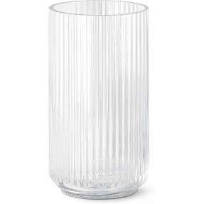 Lyngby vase (25cm) - klar glas