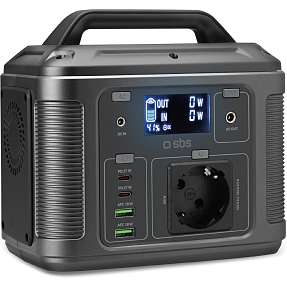SBS powerstation 50.000 mAh 200W - sort