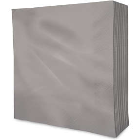 Salling ensfarvede servietter 33x33 cm 50-pak - sand