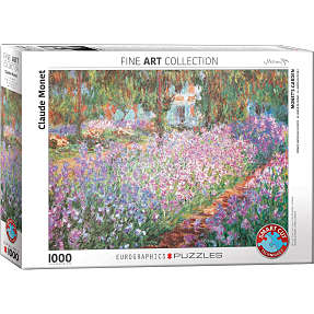Puslespil Claude Monet's Garden - 1000 brikker