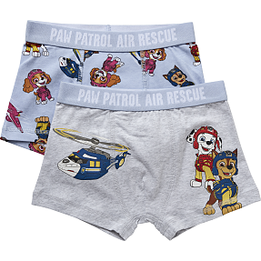 Paw Patrol 2-pak boxer str. 98/104 - grå/blå