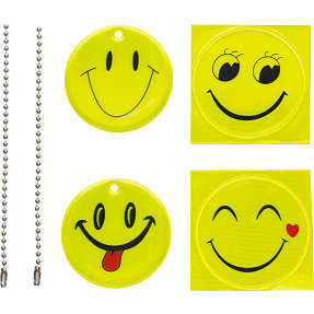 321 Go! reflekssticker & hangers - smiley