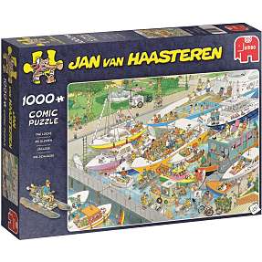 Jumbo, Jan Van Haasteren puslespil "kaos i havnen" 1000 brikker