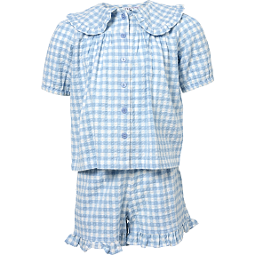 VRS børne pyjamas str. 110/116 - blå