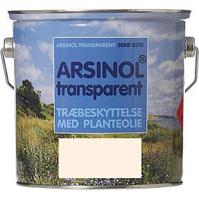 Arsinol træbeskyttelse transparent 2,5 liter - sort