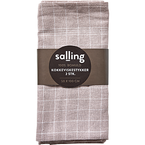 Salling viskestykker 2-pak - rosa