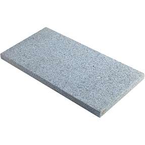 Granitflise 30 x 60 x 5 cm - lys grå