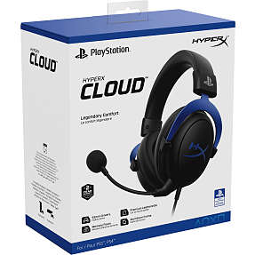 HyperX Cloud gaming-headset til PS4/PS5 - blå på