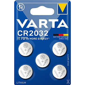 Varta Electronics batterier CR2032 5-pak