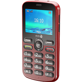 Doro 1881 mobiltelefon - rød