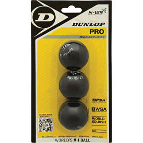 Dunlop Pro squashbolde 3-pak