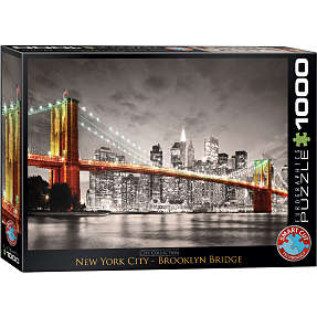Puslespil Brooklyn Bridge New York - 1000 brikker