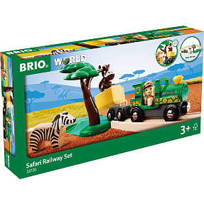 BRIO 33720 Togbane, Safari, sæt