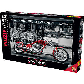 Puslespil Red Chopper - 1000 brikker