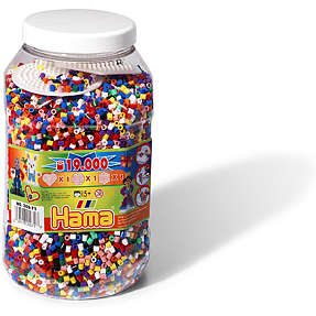 Hama 19.000 midi perler basis