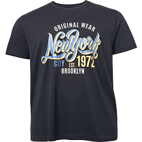 VRS herre T-shirt str. 4XL - mørkeblå