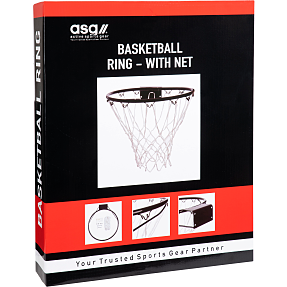 ASG Basketballkurv med net og beslag