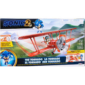 Sonic flyvemaskine med Tails figur