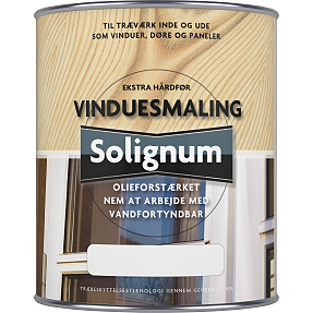 Solignum vinduesmaling 2,5 liter - hvid