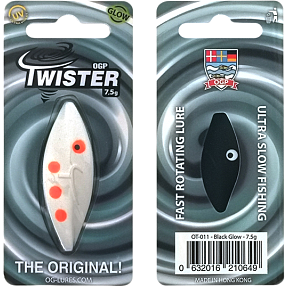 Twister 7.5g - sort selvlysende