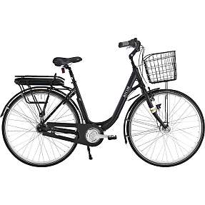 melodi færdig Sympatisere SCO Premium E-Uni dame elcykel 28" 7 gear 11AH 2022 pensionistrabat - sort  | Køb på Bilka.dk!