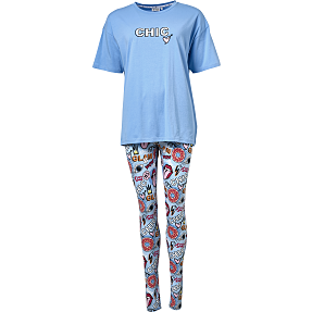 VRS dame pyjamas str. M - blå