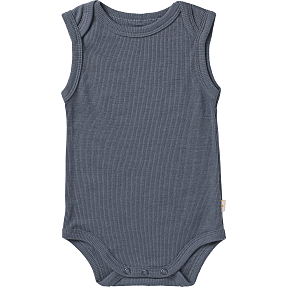 808 baby uld body str. 86 - blå