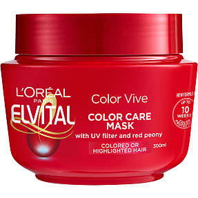 Hårkur m. rød pæon og UV-filter farvet hår