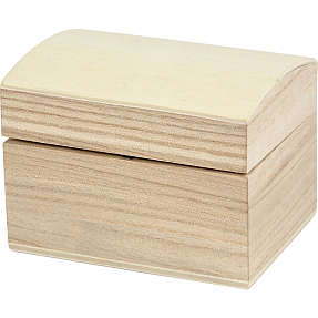 Box, treasure chest, 1 pc, paulownia