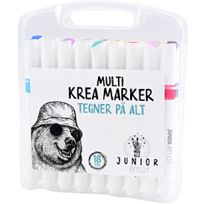 Junior Artist multi Kreamarker 18 stk.