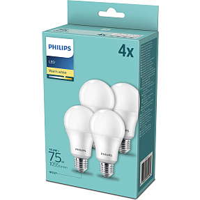 Philips LED elpære 4-pak