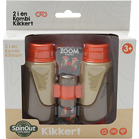 SpinOut explorer 2-i-1 kombi kikkert