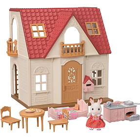 Sylvanian Families startsæt med hyggehytten