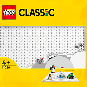 LEGO Classic hvid byggeplade 11026