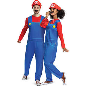 Nintendo Mario kostume str. S/M