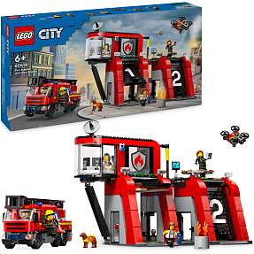 LEGO City Brandstation med brandbil 60414