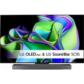 55" OLED TV OLED55C35 Inkl. LG SC9S soundbar på