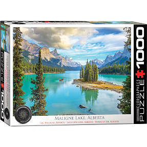 Puslespil Maligne Lake Alberta - 1000 brikker