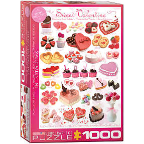 Puslespil Sweet Valentine - 1000 brikker