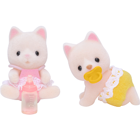 Sylvanian Families silkekat-tvillingerne