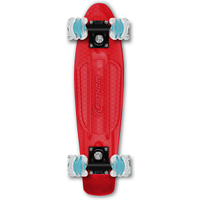 Shark Wheel Barracuda skateboard - rød