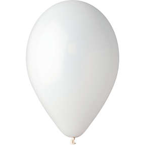 Latexballoner  30 cm 6-pak - hvid