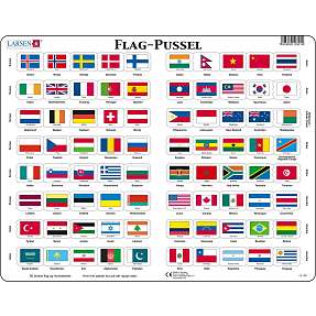 Puslespil Flag-Puzzle - 80 brikker