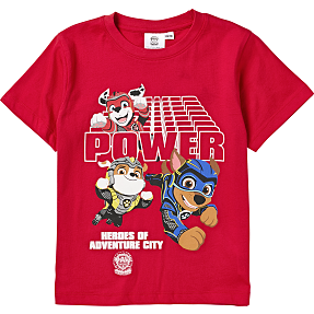 Paw Patrol T-shirt str. 98/104 - rød