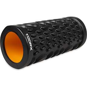 Toorx Yoga skumrulle 33 x 14 cm - sort/orange