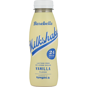 Proteinmilkshake m. vaniljesmag u. tilsat sukker laktosefri