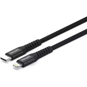 Philips Lightning kabel 2 meter - sort | Køb på føtex.dk!