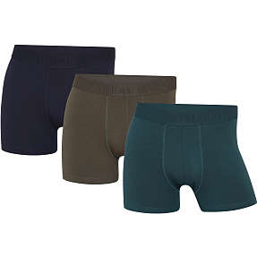 Marathon herre 3-pak tights str. 2XL - petroleum
