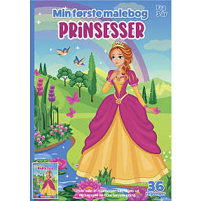 Min første malebog - prinsesser