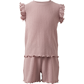 VRS børne shortssæt str. 134/140 - rosa